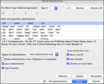 Chord Substitutions - Manual